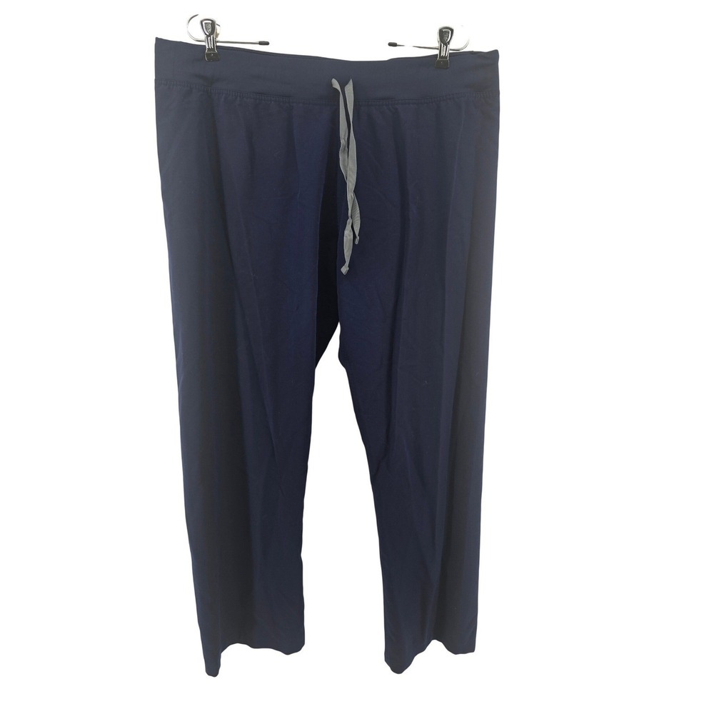 FIGS Scrub Pants Womens XLP Navy Blue Kade Cargo Technical Collection T21003P